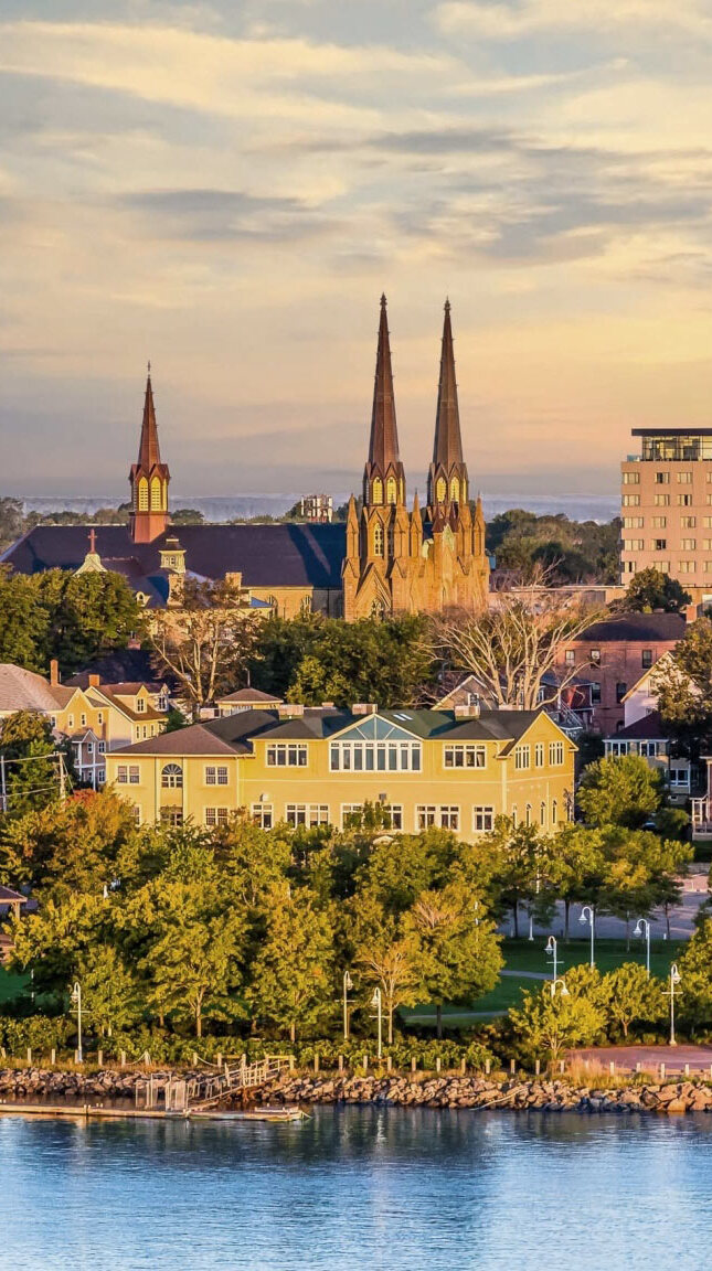 Charlottetown city near the river